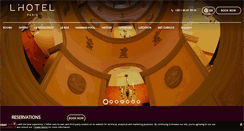 Desktop Screenshot of l-hotel.com